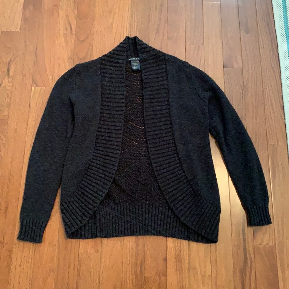 Blush and Bloom girls black cardigan